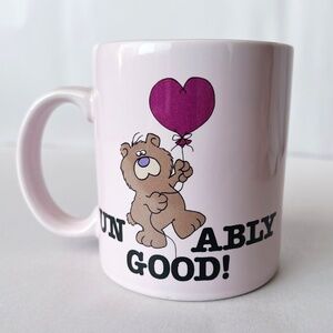 Vintage 1980s UN-BEAR-ABLY Good Mug George Good